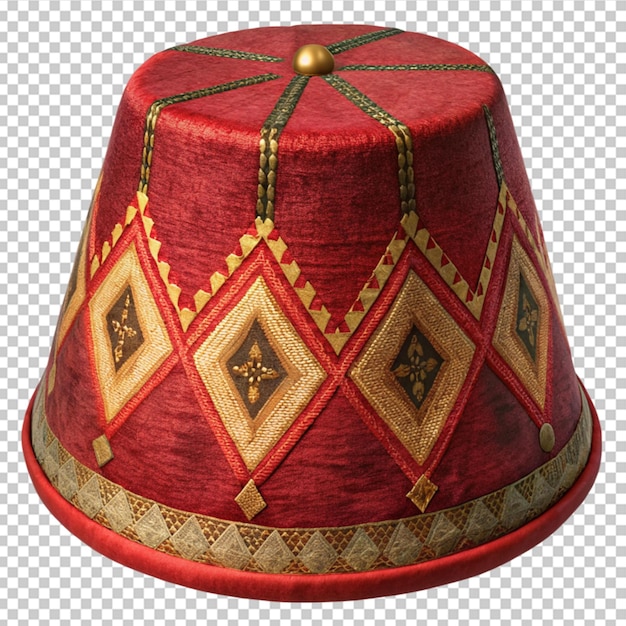 PSD a red fez hat