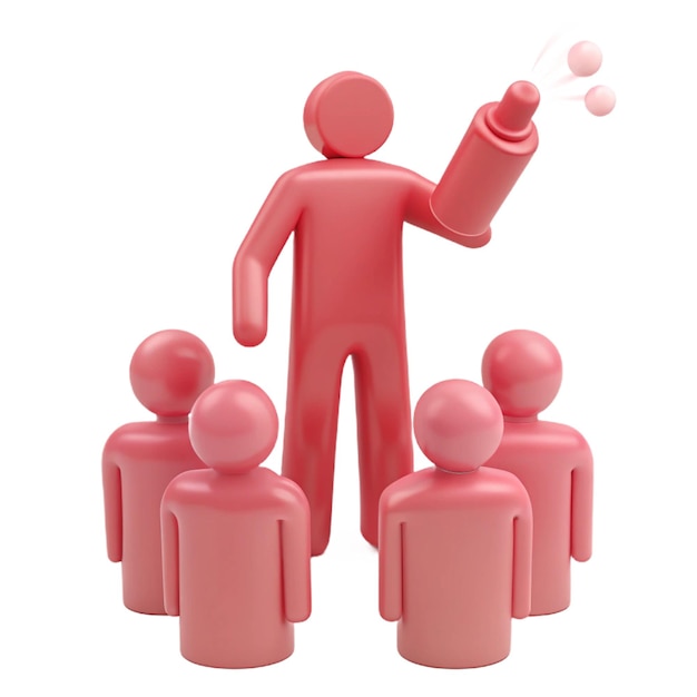 a red figure with a person pointing at a person with a red shirt that says quot red man quot