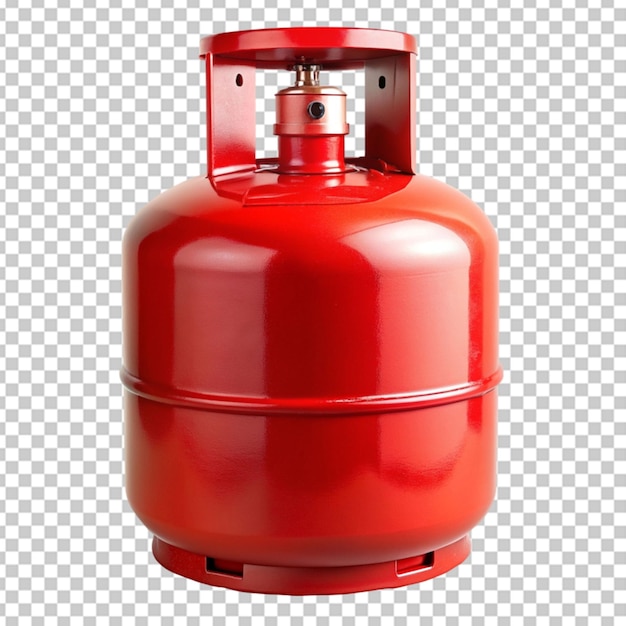 PSD red gas tank isolated