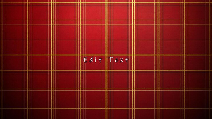 PSD red and gold plaid texture background