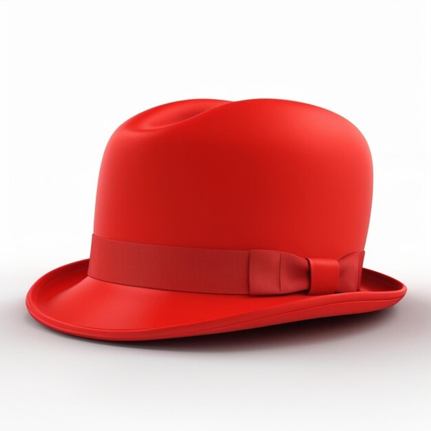 PSD red hat psd on a white background