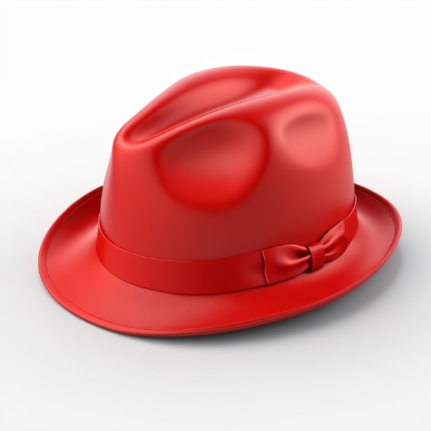 PSD red hat psd on a white background