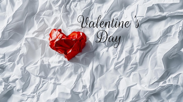 a red heart with the word valentine on it