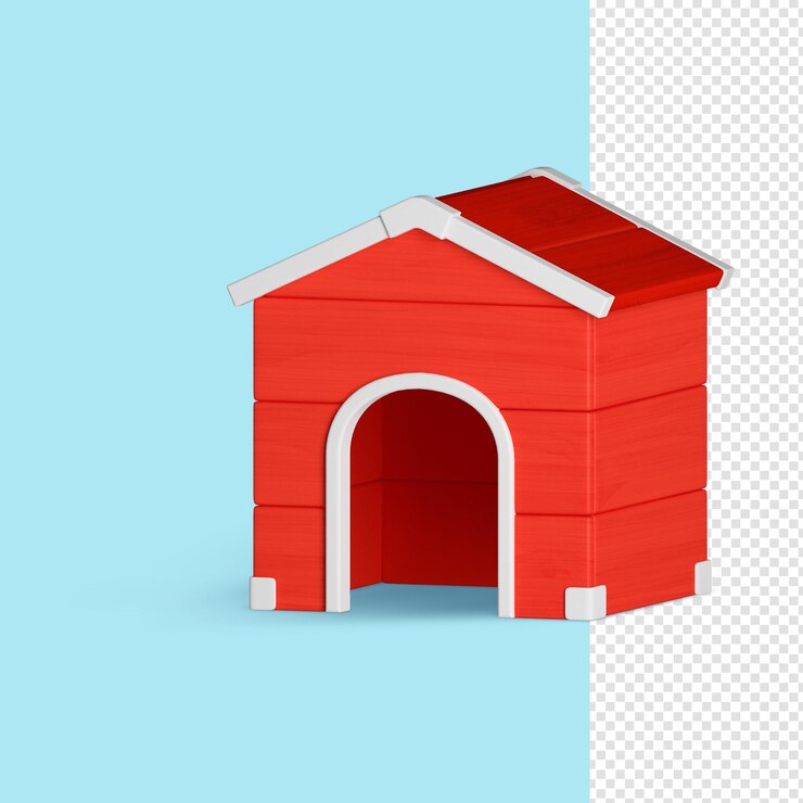 PSD red house