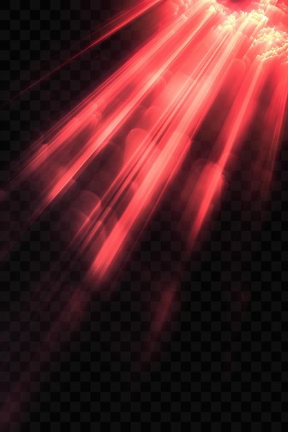 PSD red light streaks on a black background