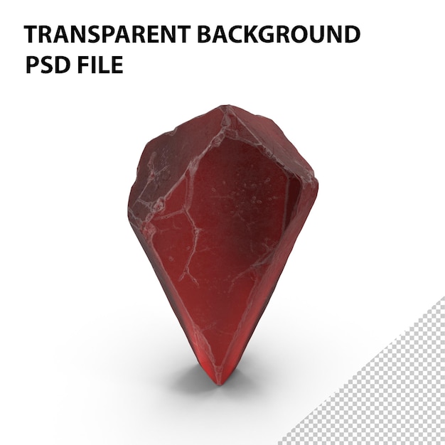 Red mineral png