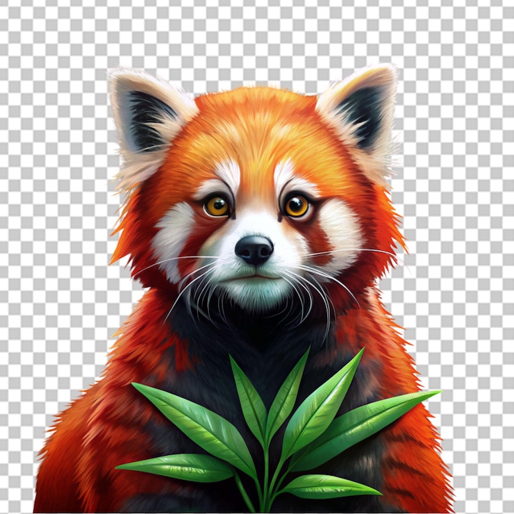 PSD red panda