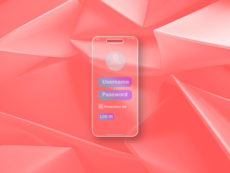 PSD a red phone with the word thank you on the screen
