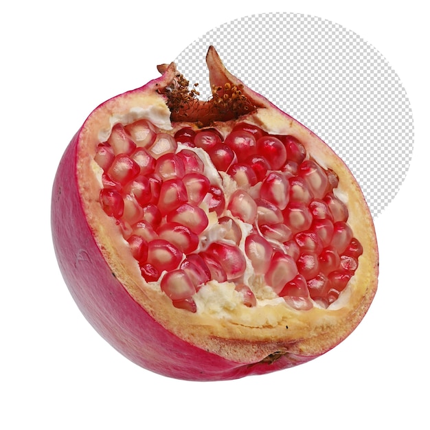 Red pomegranade isolated for health