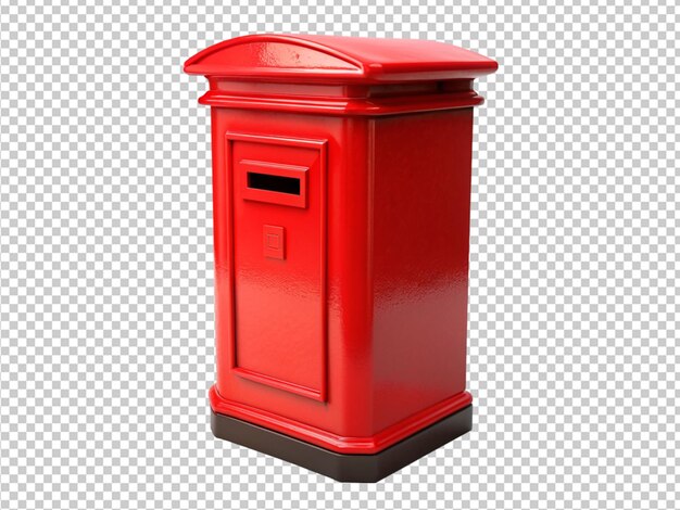 Red post box