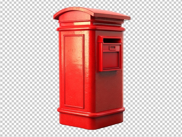 Красный почтовый ящик