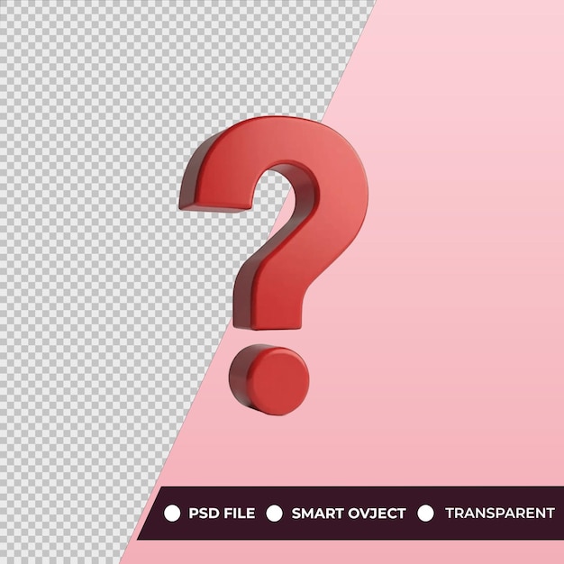 a red question is shown on a pink background