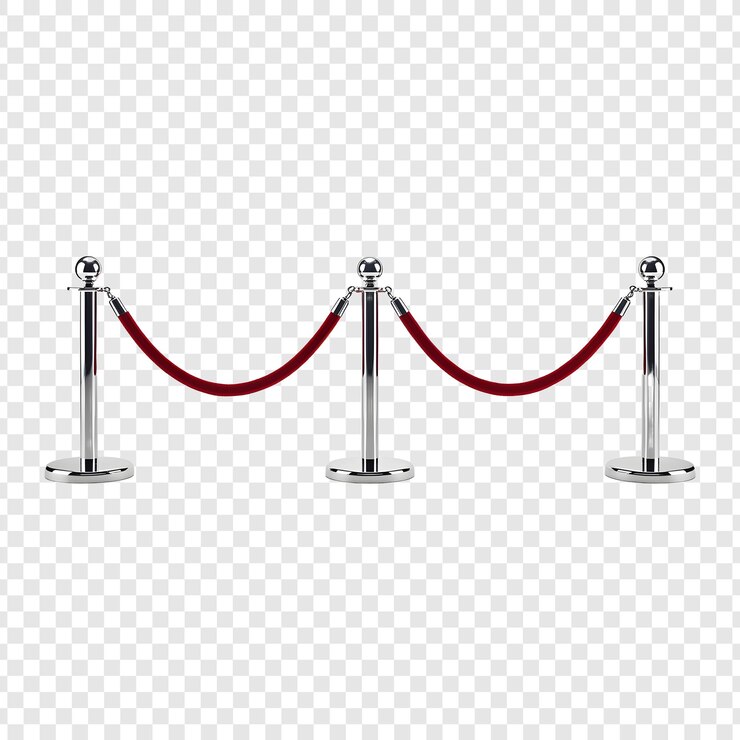 PSD a red ribbon with a red ribbon on it stands in a row of red ribbon