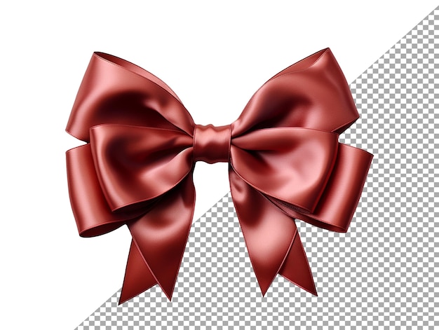 A red ribbon with transparent background