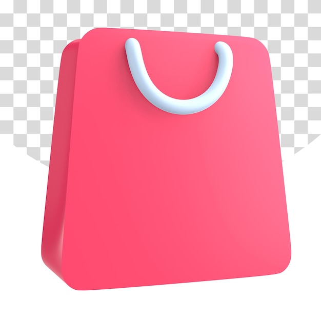 Red shopping bag For marketing promotion