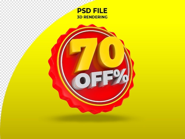 Rosso offerta speciale 3d render