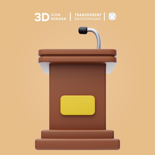 PSD red stage podium 3d realistic podium for your product showcase