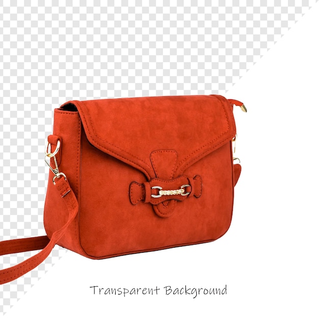 Red Suede Crossbody Bag