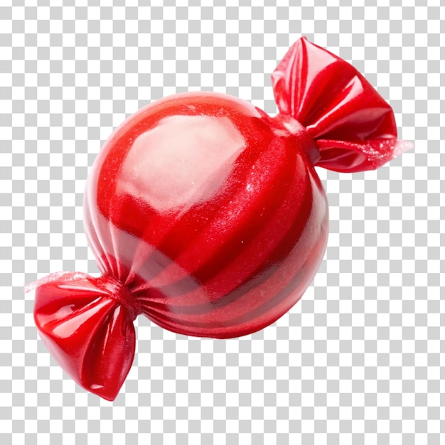 PSD red sweet isolated on transparent background