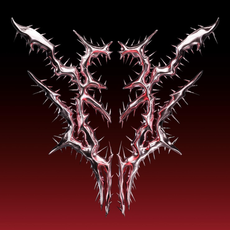 PSD red symetrical cybersigil
