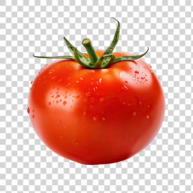 PSD 투명 배경에 빨간 토마토 신선한 야채 png 클립 아트