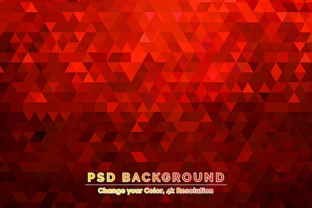 PSD red tone geometric pattern background