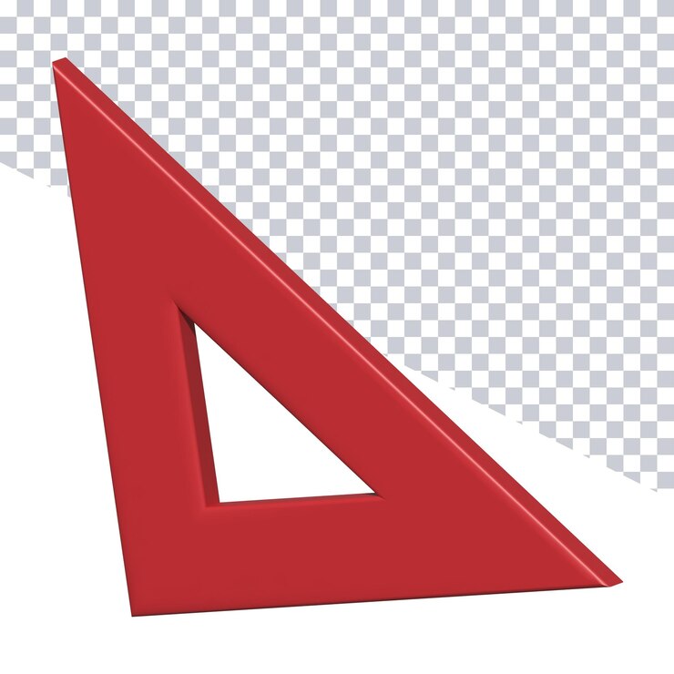 PSD a red triangle with a white triangle on the left side.