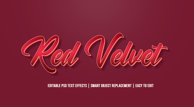 Red Velvet - Oude vintage teksteffecten