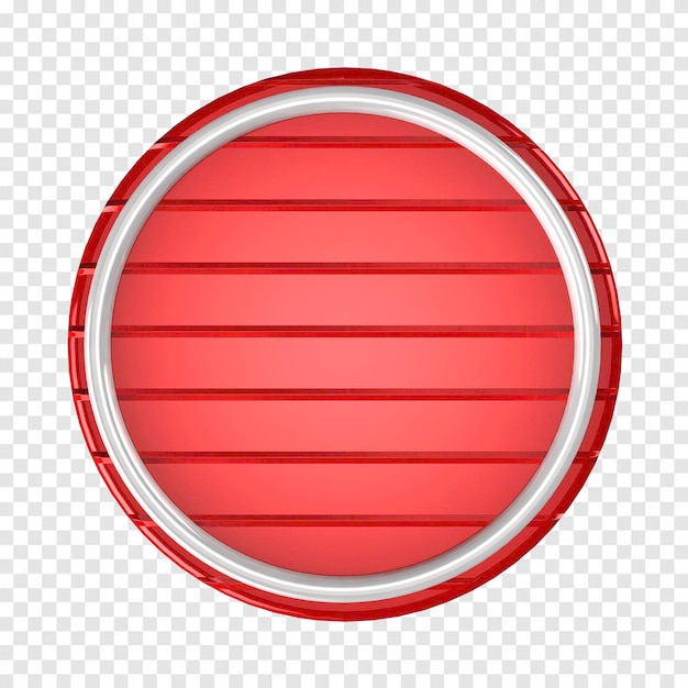 PSD red and white circle