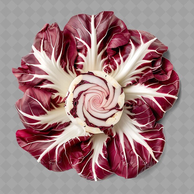 PSD a red and white flower with a large red and white design