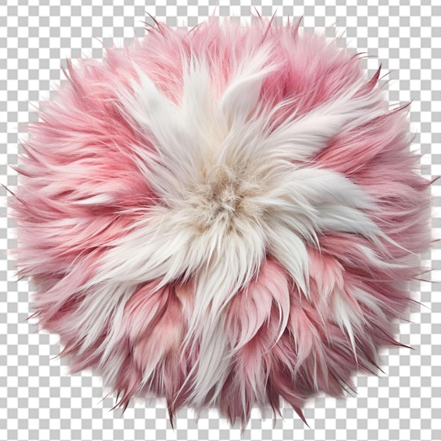 PSD red and white fur