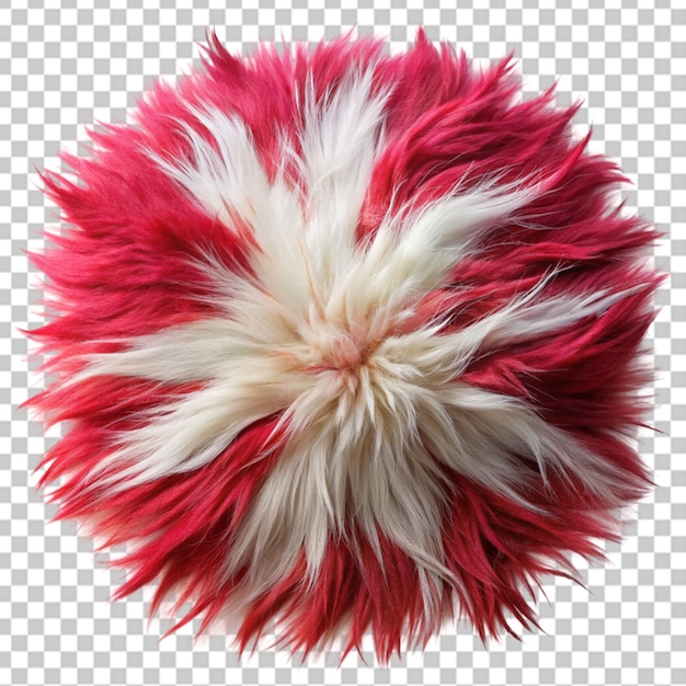 PSD red and white fur