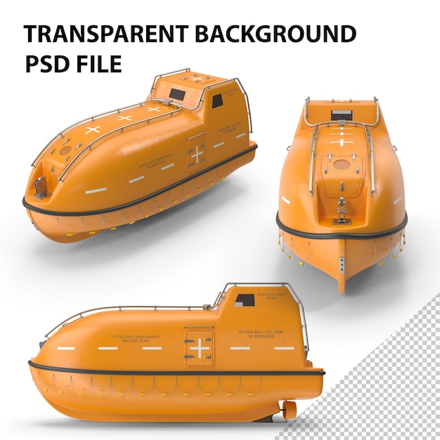 PSD reddingsboot png