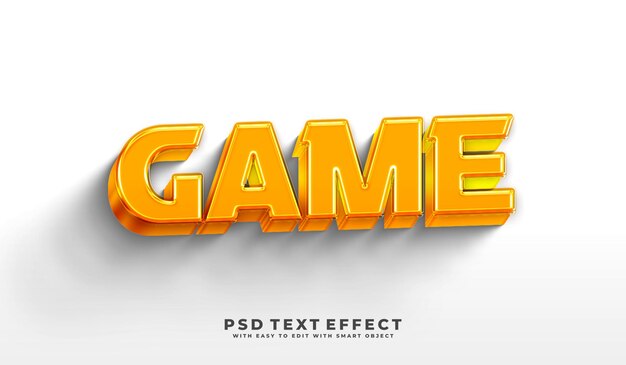 Redigerbar 3D-rendering af spiltekst