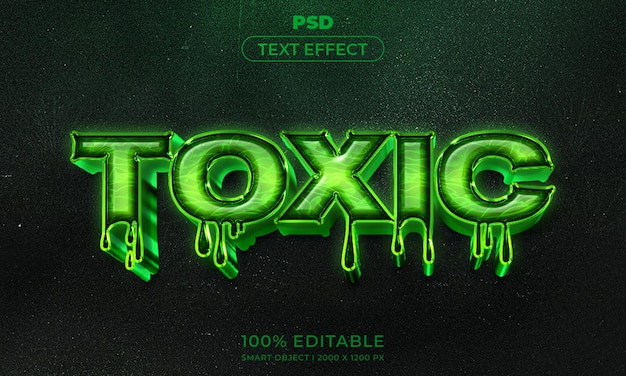 Redigerbar 3D-text och stilmockup för logotypeffekt med mörk abstrakt bakgrund