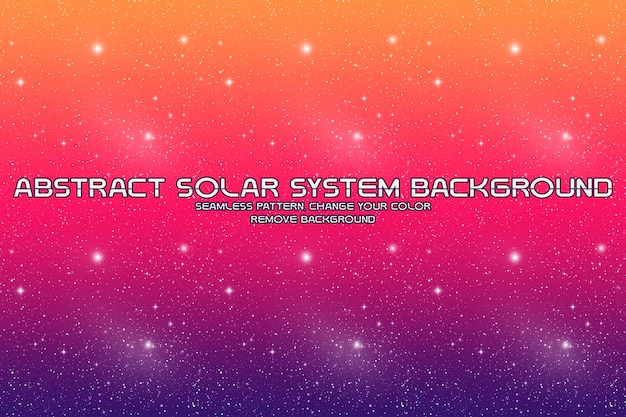 Redigerbar solsystemglitterbakgrunn minimalistisk svart og hvit flytende tekstur