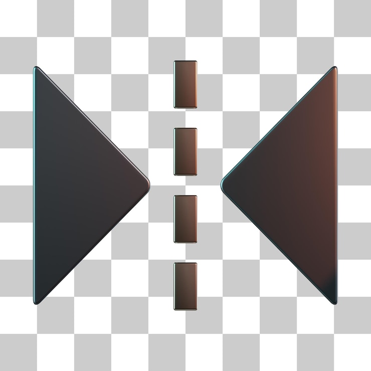 PSD reflect object 3d icon