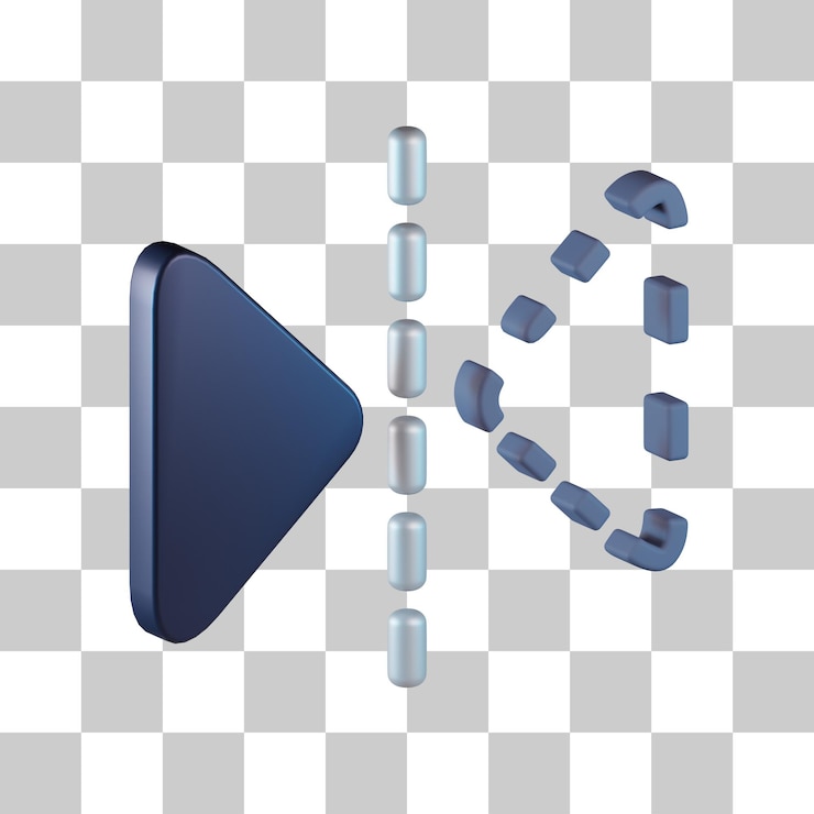 PSD reflect shape 3d icon