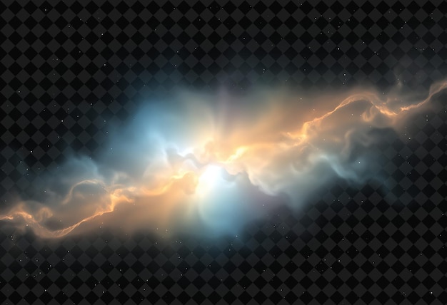 Reflection Nebula Shimmering With Soft Azure and Ivory Undulating With Light Echoes The Dust Cloud