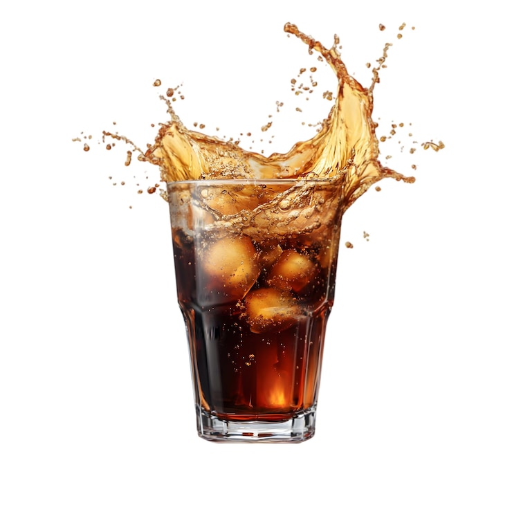 PSD refreshing cola splash