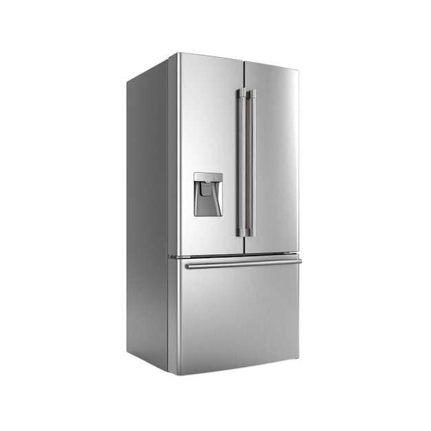 PSD refrigerator isolated on transparent background