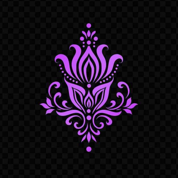 Regal gladiolus monogram logo con perle decorative e cro creative psd vector design tattoo cnc