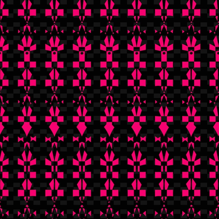 PSD regal houndstooth pattern with sword icon and abstract shape nature inspired abstract outline art