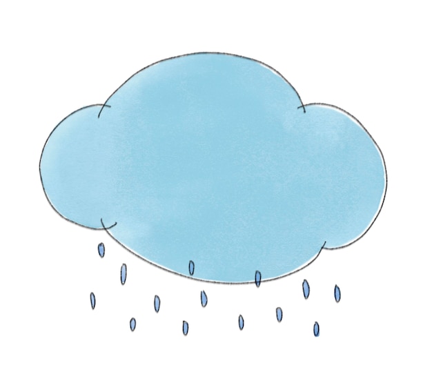 regen en wolken