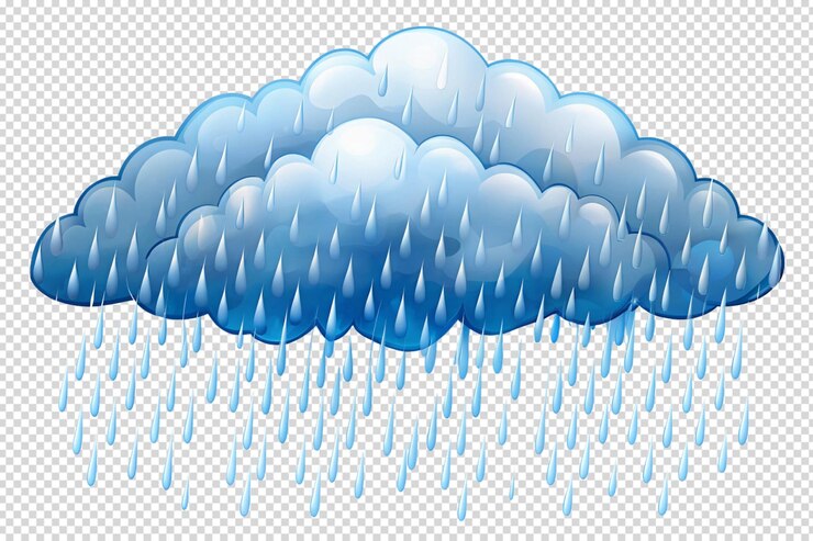 PSD regenachtig weer wolkenbeeld clipart png
