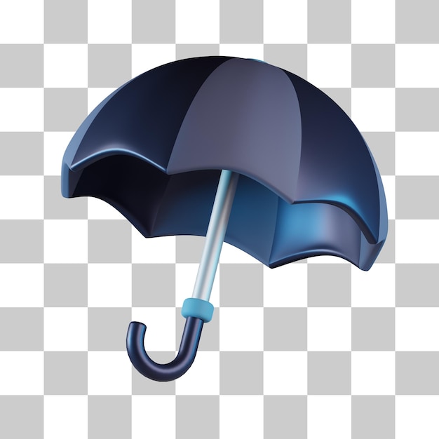 Regenscherm 3d pictogram