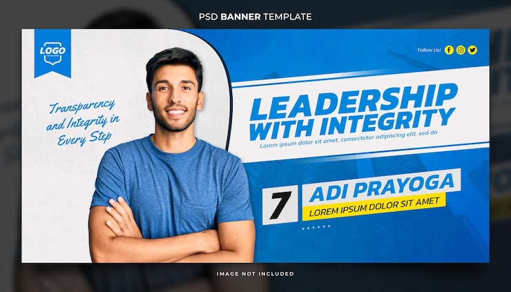 PSD regional head campaign cover or banner template