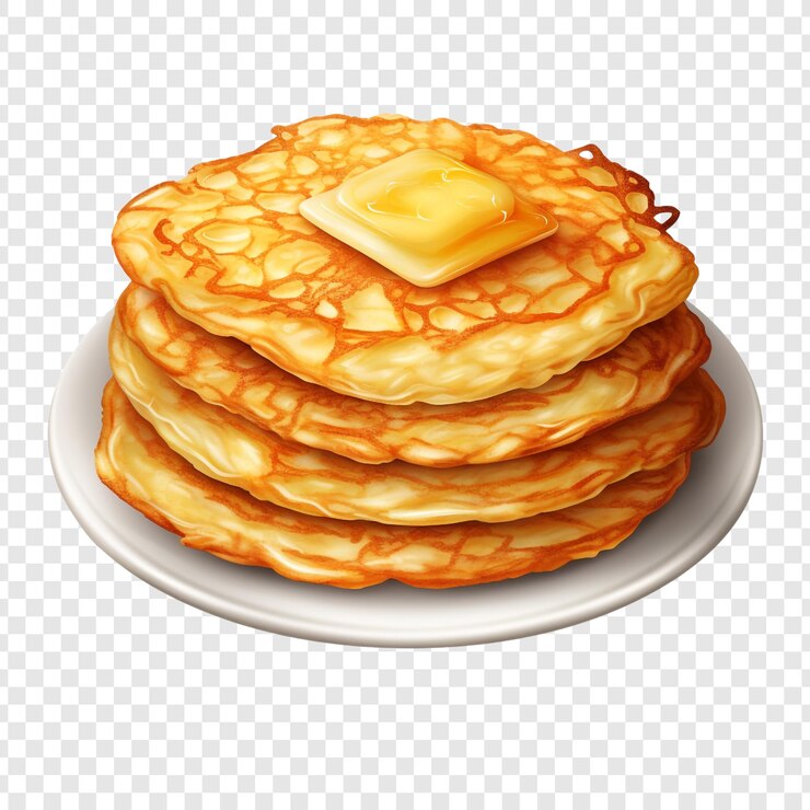 PSD reibekuchen 土豆餅在透明的背景上隔離