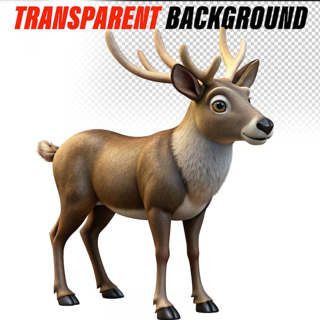 PSD reindeer png