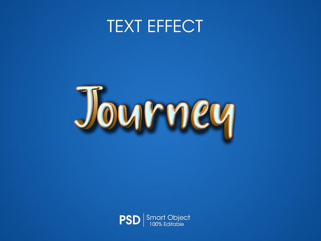 PSD reis teksteffect